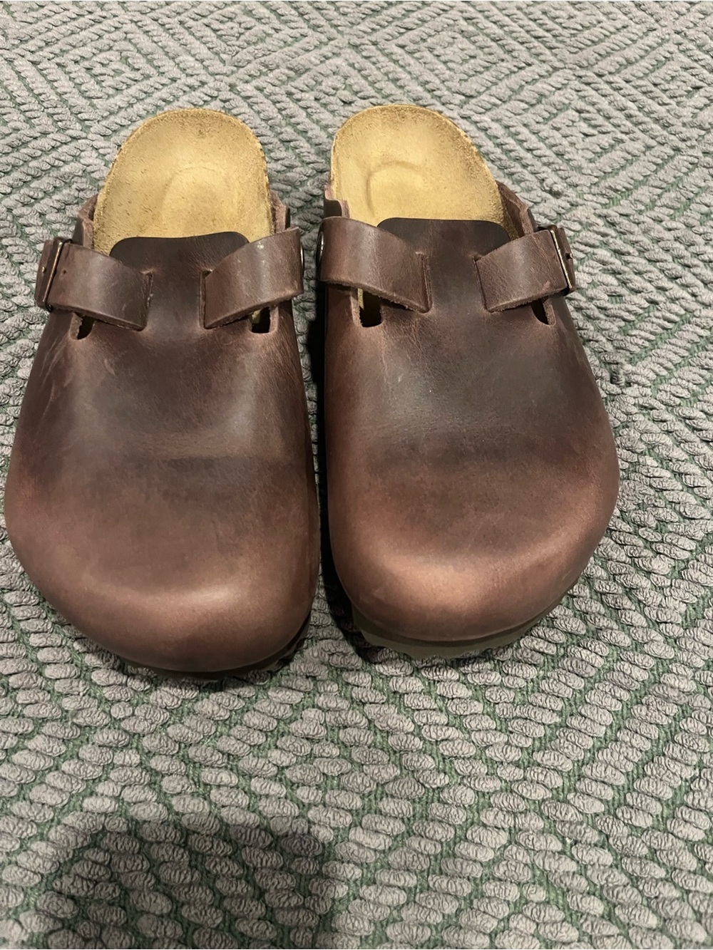 Birkenstock Boston - Oiled Leather in Habana Size 38